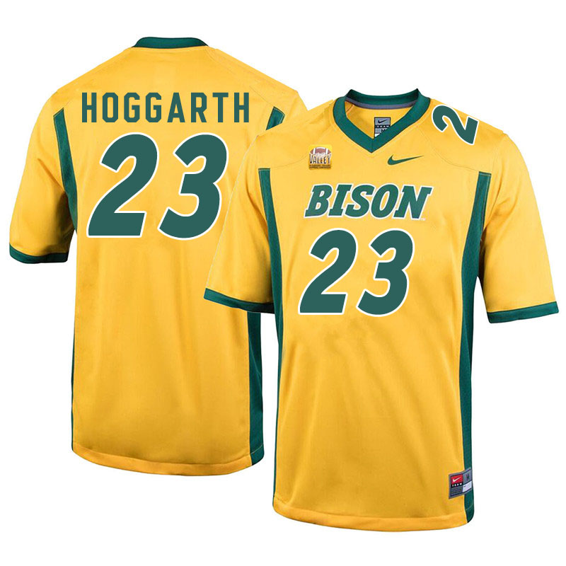 Men #23 Ben Hoggarth North Dakota State Bison College Football Jerseys Sale-Yellow - Click Image to Close